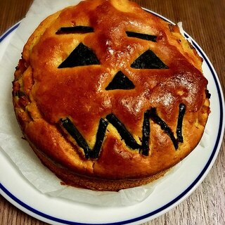 HMで簡単カボチャケーキ